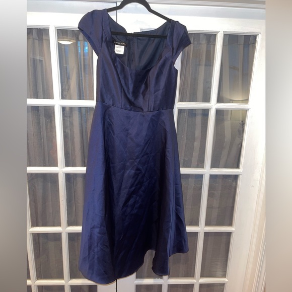 ALFRED SUNG Navy Blue Women's Dress cocktail gown party wedding women’s 8 - Picture 3 of 8